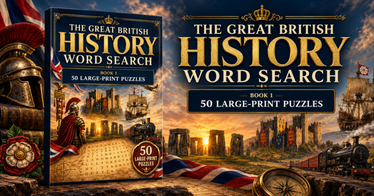 The Great British History Word Search – Book 1